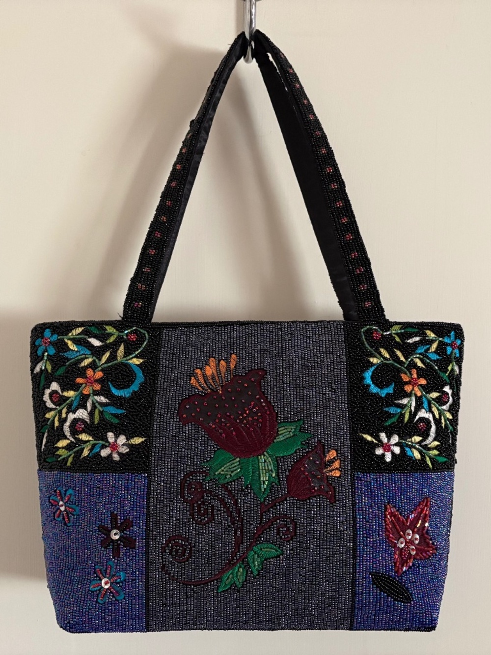 Beautiful Embroidery and Beaded Handbag